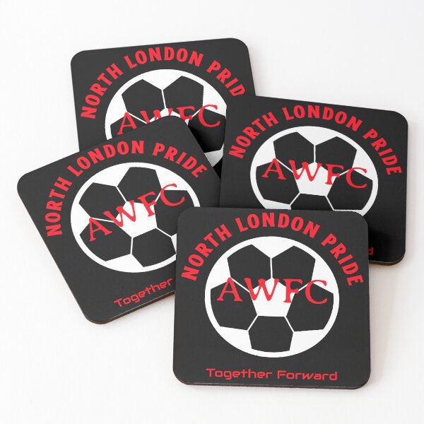 Item preview, North London Pride AWFC Together Forward Red White Ball designed and sold by WhackingTax.
