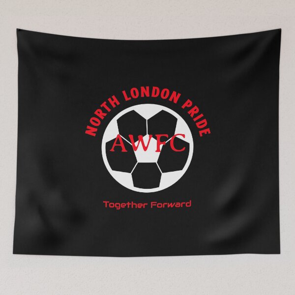 Item preview, North London Pride AWFC Together Forward Red White Ball designed and sold by WhackingTax.