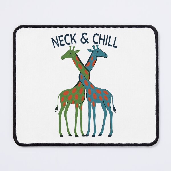 Item preview, Neck & Chill – Surreal Giraffe Love Design designed and sold by ArtVibeDesign.