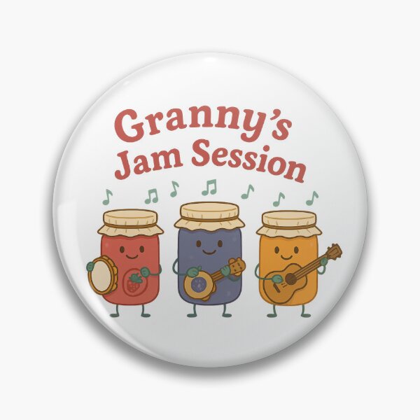 Item preview, Granny’s Jam Session – Cute Canning Art designed and sold by ToughKraut.