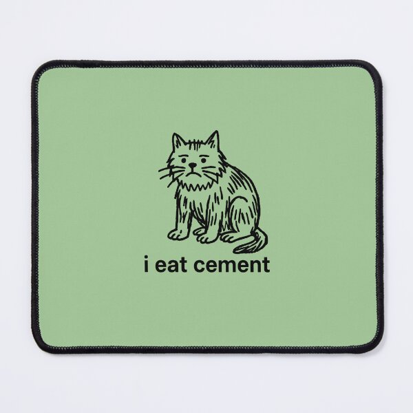 Item preview, Sad Cement Cat designed and sold by Zoologybestiary.