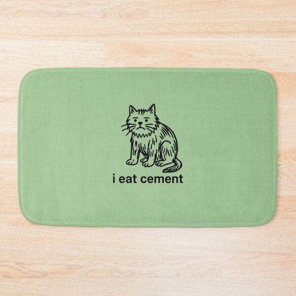 Item preview, Sad Cement Cat designed and sold by Zoologybestiary.