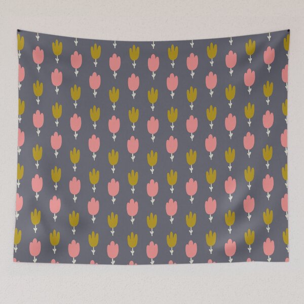 Item preview, Tiny Cute Vertical Flowers with Stem Floral Pattern designed and sold by Farissa Designs.