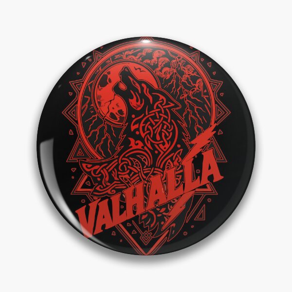 Item preview, Fenrir Ragnarok Wolf Tribal Viking Valhalla Norse designed and sold by TomFrontierArt.