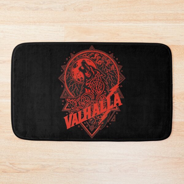 Item preview, Fenrir Ragnarok Wolf Tribal Viking Valhalla Norse designed and sold by TomFrontierArt.