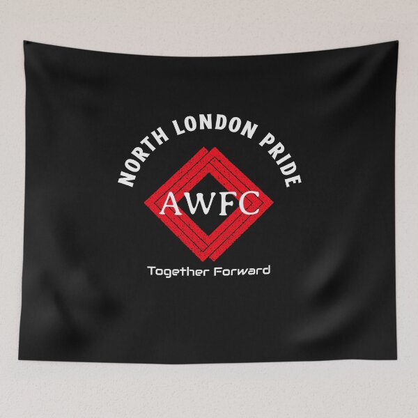 Item preview, North London Pride AWFC Together Forward Red White Ball designed and sold by WhackingTax.