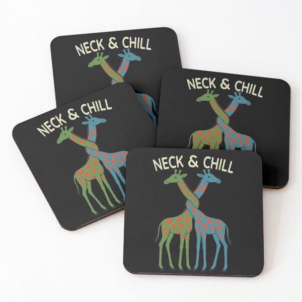 Item preview, Copie de Neck & Chill – Surreal Giraffe Love Design designed and sold by ArtVibeDesign.