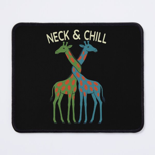 Item preview, Copie de Neck & Chill – Surreal Giraffe Love Design designed and sold by ArtVibeDesign.