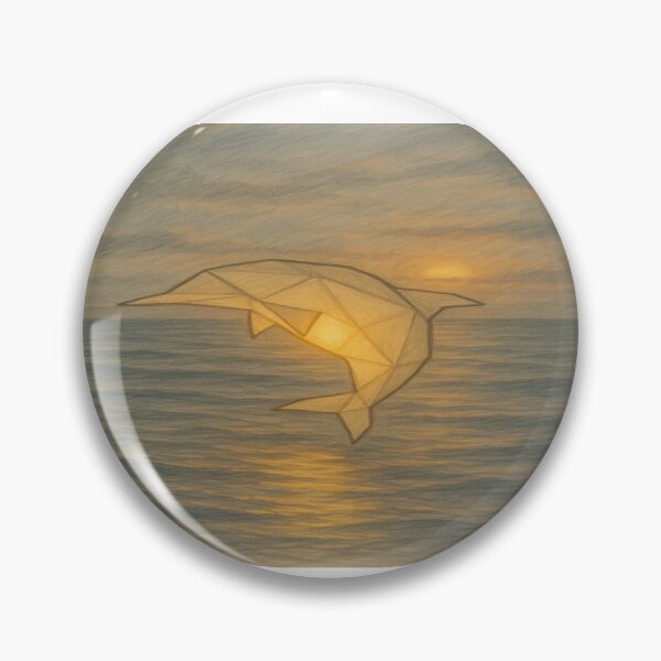 Item preview, Origami Dolphin Lantern – Ocean Light Dance designed and sold by ariksworld.