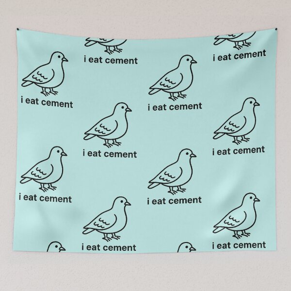 Item preview, Pigeon Eats Cement designed and sold by Zoologybestiary.