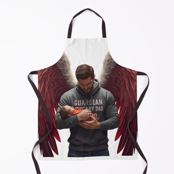 Item preview, Guardian Scary Dad & Baby – Guardian Angel Father Illustration | Guardian Angel Collection designed and sold by Scaryangelfx.