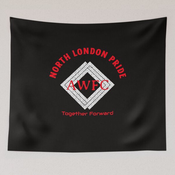 Item preview, North London Pride AWFC Together Forward Red White Ball designed and sold by WhackingTax.
