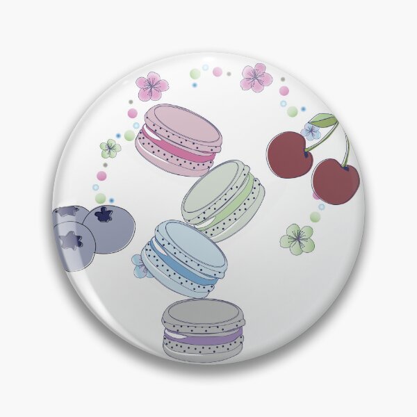 Item preview, Macarons and fruits designed and sold by AdelineBoutique.