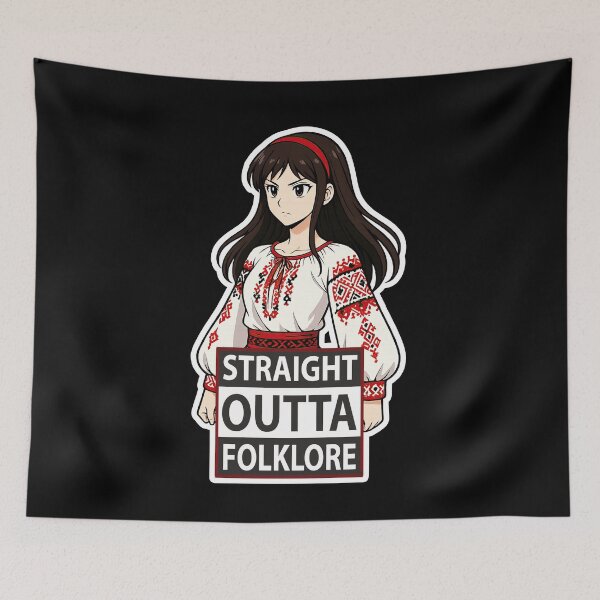Item preview, Straight Outta Folklore – Manga Girl designed and sold by caracatita75.