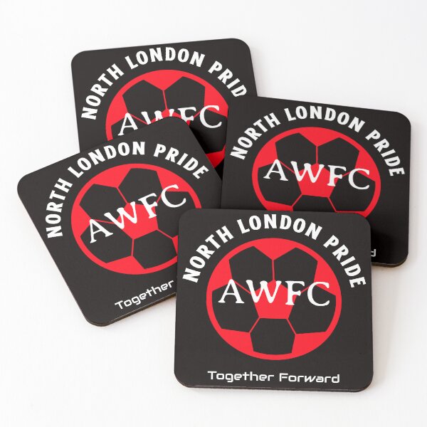 Item preview, North London Pride AWFC Together Forward Red White Ball designed and sold by WhackingTax.