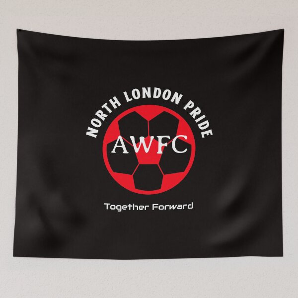 Item preview, North London Pride AWFC Together Forward Red White Ball designed and sold by WhackingTax.