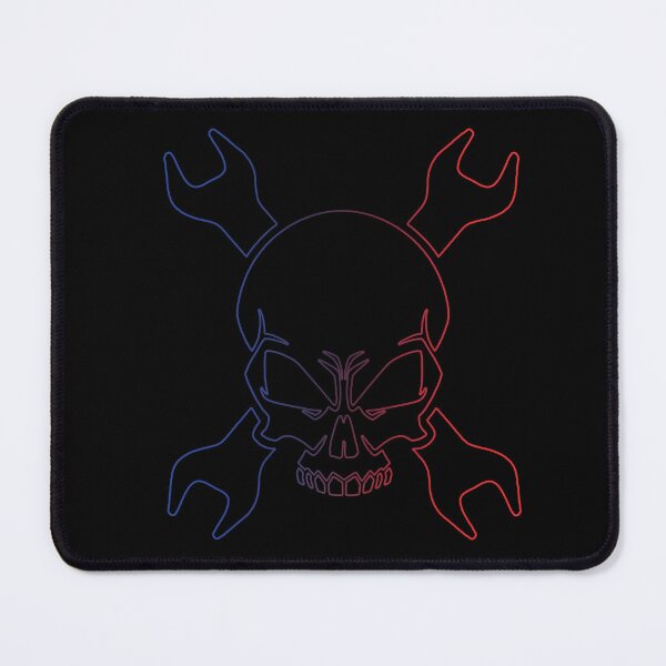 Item preview, Neon Skull and Wrenches – Dark Mechanic Art designed and sold by New Dragon.