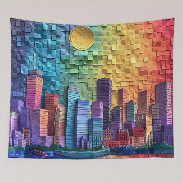 Item preview, Boston Skyline Abstract designed and sold by toddag5.