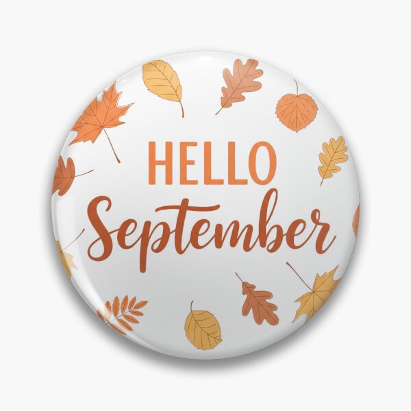 Item preview, Hello September Autumn Leaves Wreath designed and sold by RehanInkDesigns.
