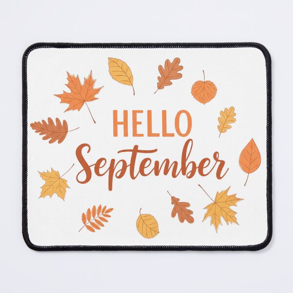 Item preview, Hello September Autumn Leaves Wreath designed and sold by RehanInkDesigns.