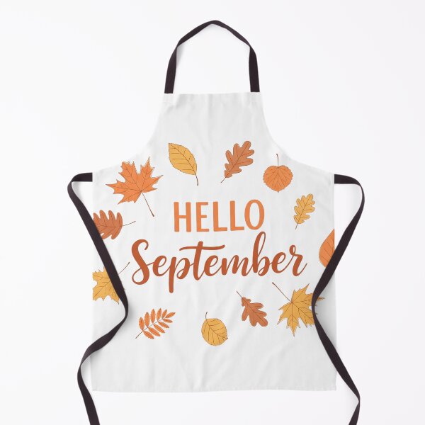 Item preview, Hello September Autumn Leaves Wreath designed and sold by RehanInkDesigns.