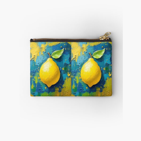 Item preview, Textured Lemon Abstract Art designed and sold by roxysnextgenart.