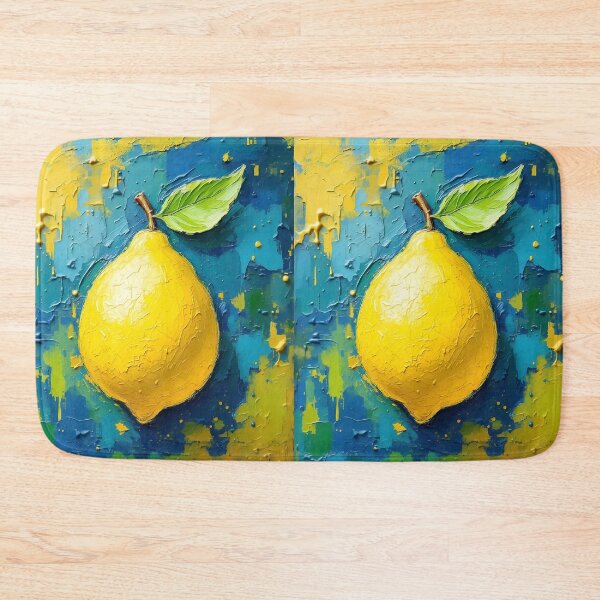 Item preview, Textured Lemon Abstract Art designed and sold by roxysnextgenart.