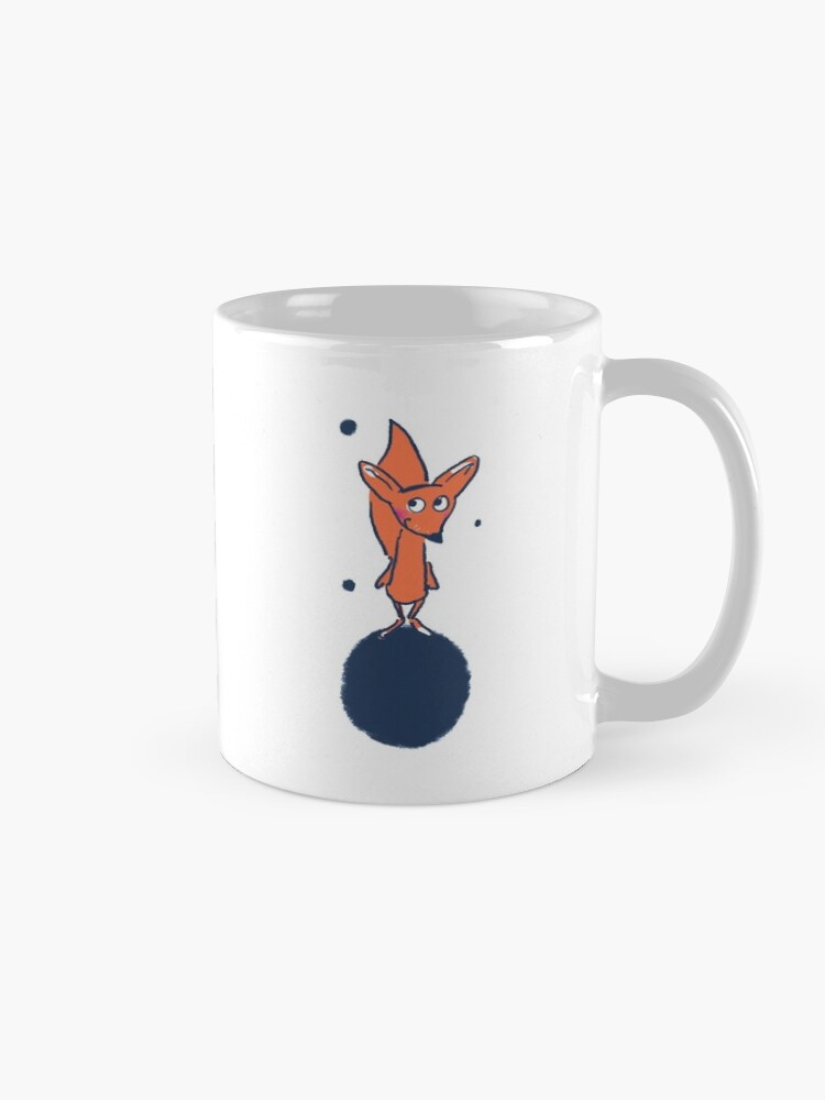 Alternative Ansicht von Fuchs im Weltall Tasse