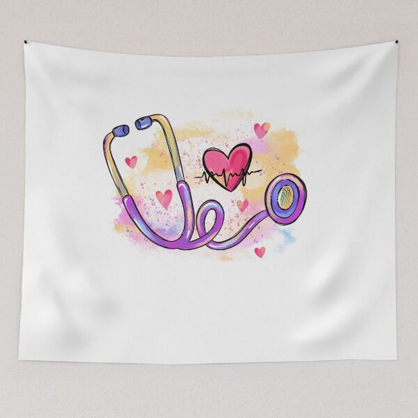 Item preview,  Floral Stethoscope designed and sold by Sweetvoilet.