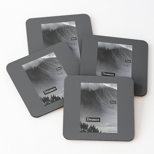 Item preview, Dreamers vs Doers Wave – Motivational Black and White Artwork designed and sold by SuccessHunters.