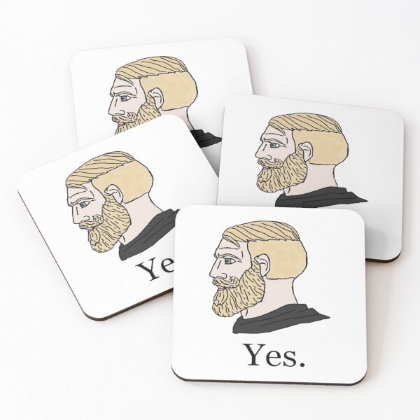 Item preview, Chad Face Meme designed and sold by CyberRex.