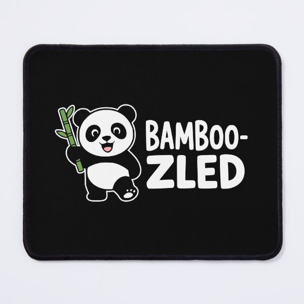 Item preview, Bamboozled! Cute Panda Pun designed and sold by PMCreative.