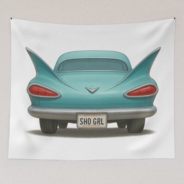 Item preview, Flo “Sho Grl” Car Back View – Cars Inspired Design designed and sold by Zippitydodads.