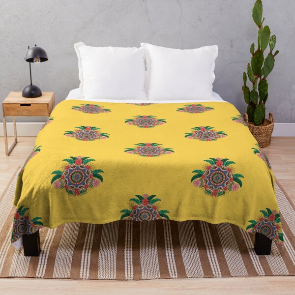Item preview, Detailed Tropical Floral Mandala designed and sold by VibrArtco.