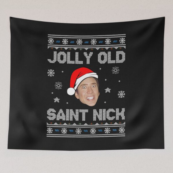 Item preview, Jolly Old Saint Nick Nicolas Cage Christmas Essential designed and sold by AmiGreen.