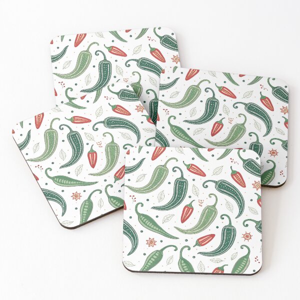 Item preview, Green Chile Pattern – Vibrant Southwest Seamless Design for Tees & Stickers designed and sold by VividOrganica.