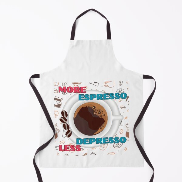 Item preview, “More Espresso, Less Depresso” -Brew positivity, one sip at a time. designed and sold by PixelInfinite.