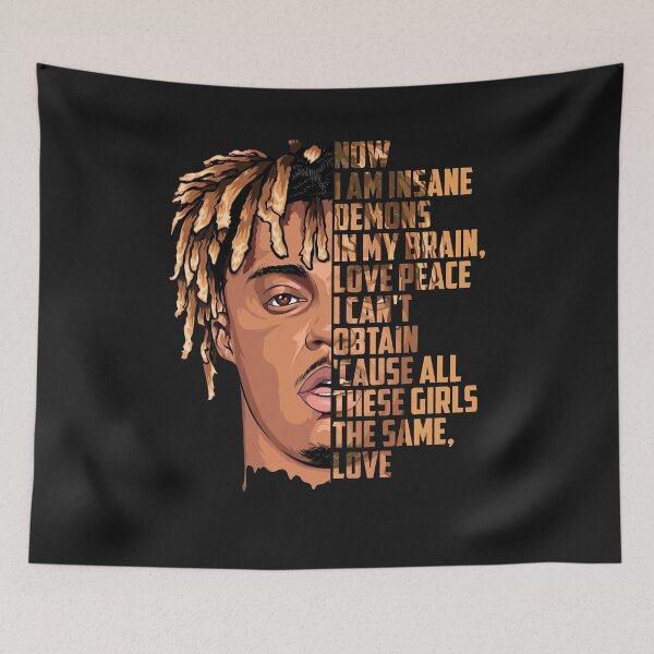 Item preview, Juice Wrld Now I Am Insane Demons in My Brain designed and sold by AmiGreen.