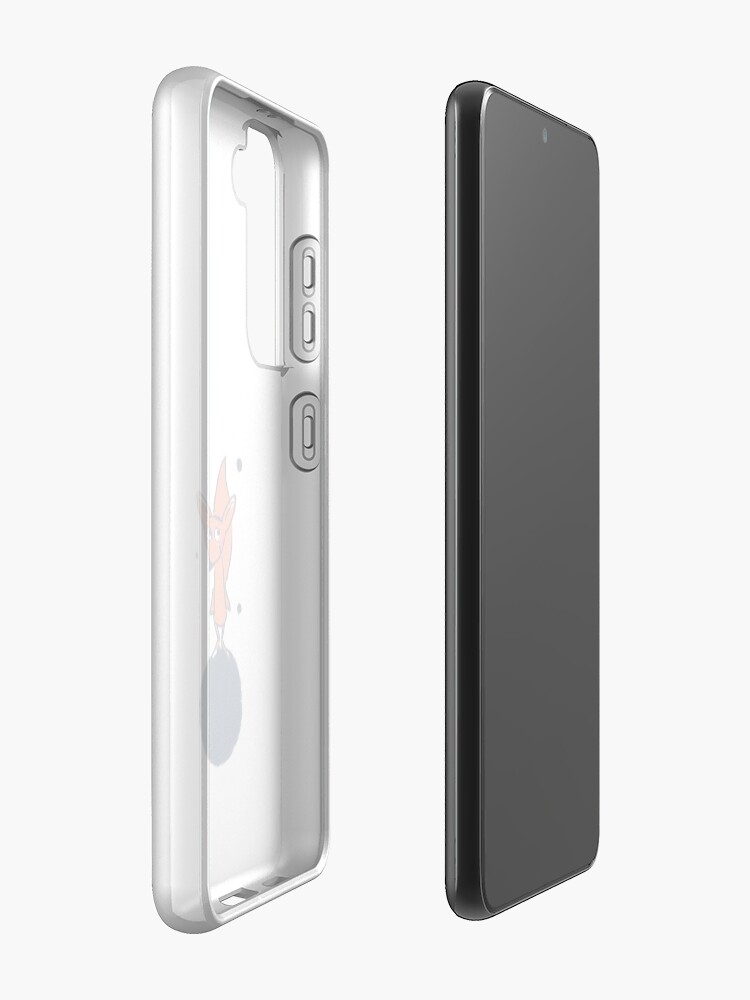 Alternative Ansicht von Fuchs im Weltall Samsung Galaxy Handyhülle