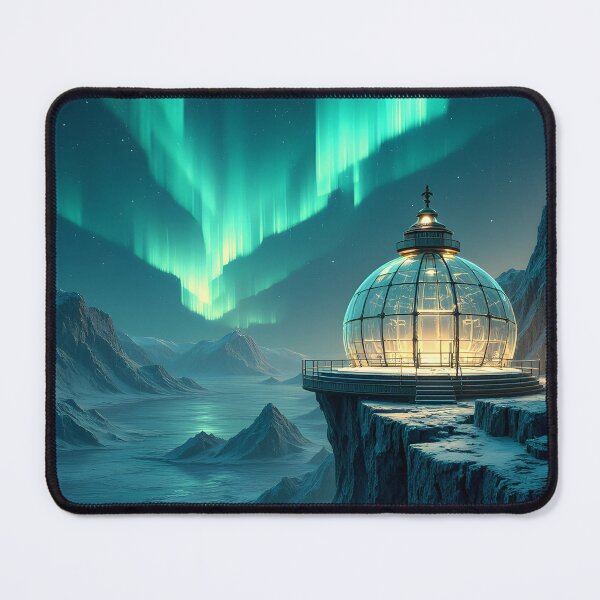 Item preview, Celestial Observatory Beneath the Northern Lights designed and sold by oanaunciuleanu.