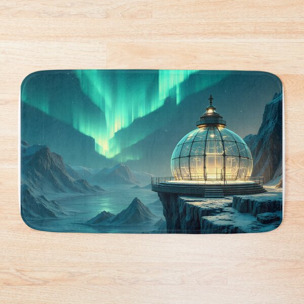 Item preview, Celestial Observatory Beneath the Northern Lights designed and sold by oanaunciuleanu.