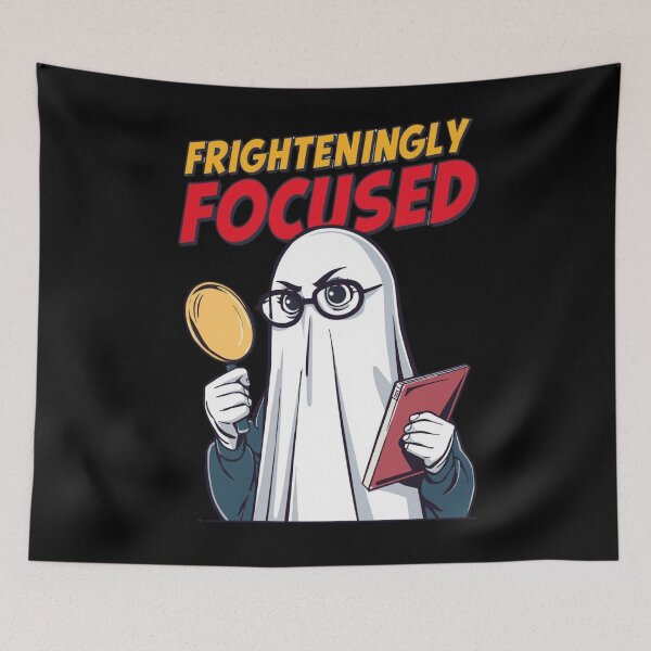 Item preview, Frighteningly Focused Ghost Student Halloween Teacher designed and sold by jelonkaa.