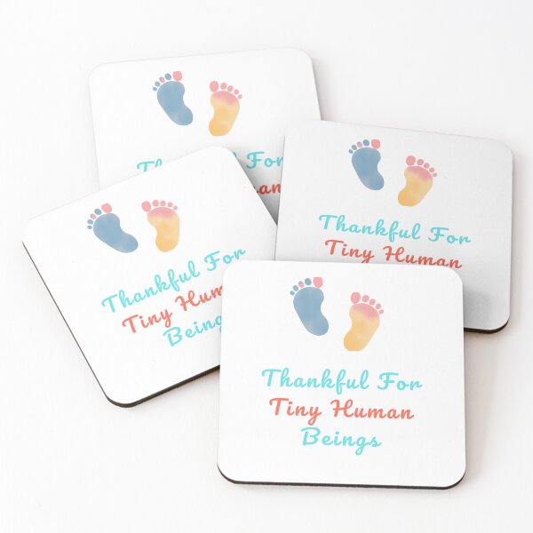 Item preview, Thankful for Tiny Human Beings – Cute Teacher & Parent Appreciation Gift designed and sold by SDesignsUSA.