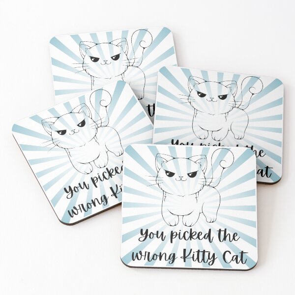 Item preview, You picked the wrong kitty cat designed and sold by BlesstB.