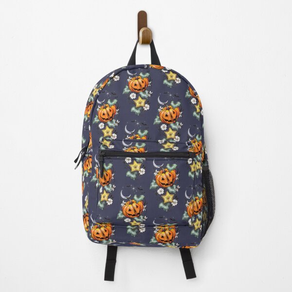 Item preview, Happy Halloween Pumpkin with Dark Background designed and sold by Inky Paige.