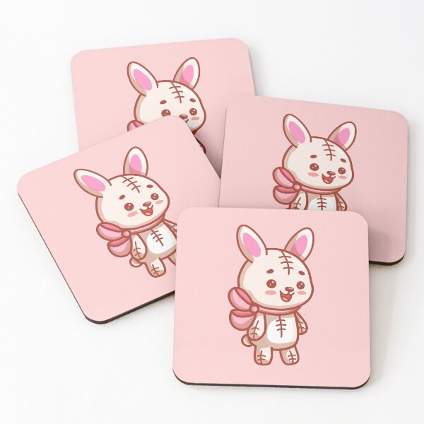 Item preview, Funny bunny character with pink bow. designed and sold by IrinaCuteLab.