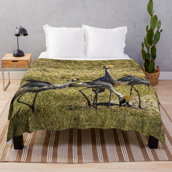 Item preview, Elegant Grey Crowned Cranes Wild Africa Tanzania designed and sold by Amanda's Factory.