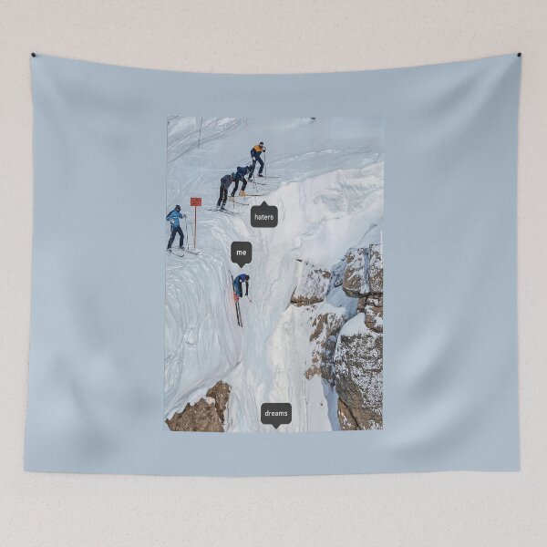 Item preview, Ski Jump Motivation – Chasing Dreams Beyond Haters designed and sold by SuccessHunters.