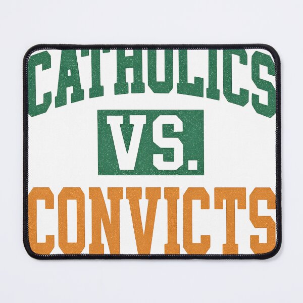 Item preview, Catholics Vs. Convicts Retro Distressed Style 1988 Football Game designed and sold by IanMarssa.