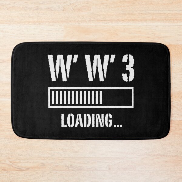 Item preview, World War 3 Loading … (Peace / Threat Of War / White) designed and sold by MrFaulbaum.